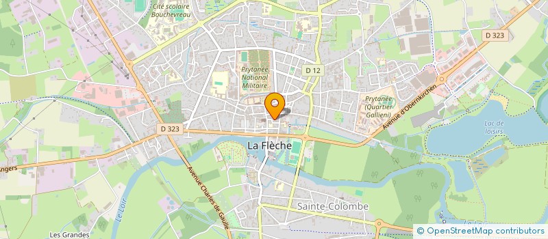 localisation de l'entreprise LAOUAR.P  LA FLECHE