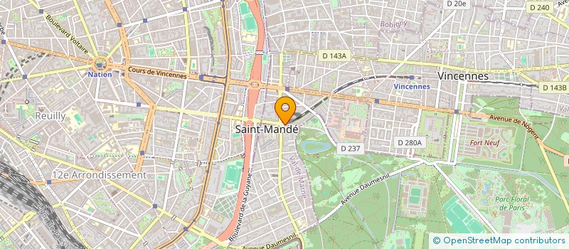 localisation de l'entreprise LAOUBI NELIA  SAINT-MANDE