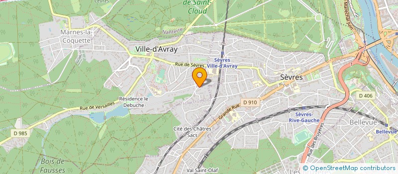 localisation de l'entreprise LAOUEN  VILLE-D'AVRAY