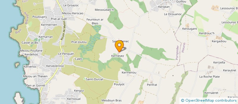 localisation de l'entreprise LAOUEN TAXI  PLOUGUERNEAU