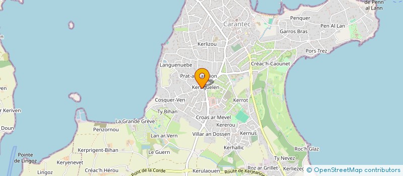 localisation de l'entreprise LAOUENAN & QUERE  CARANTEC