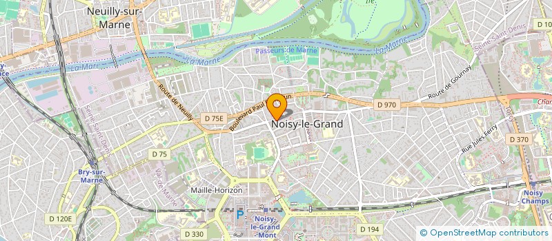 localisation de l'entreprise LAOUFI à NOISY-LE-GRAND