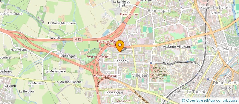 localisation de l'entreprise LAOUREN-TAXI.BZH  RENNES