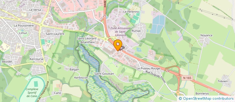 localisation de l'entreprise LAOW à THEIX-NOYALO