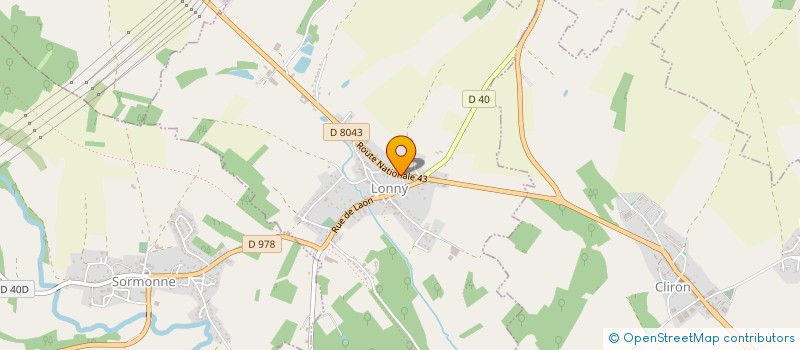 localisation de l'entreprise LAP  LONNY