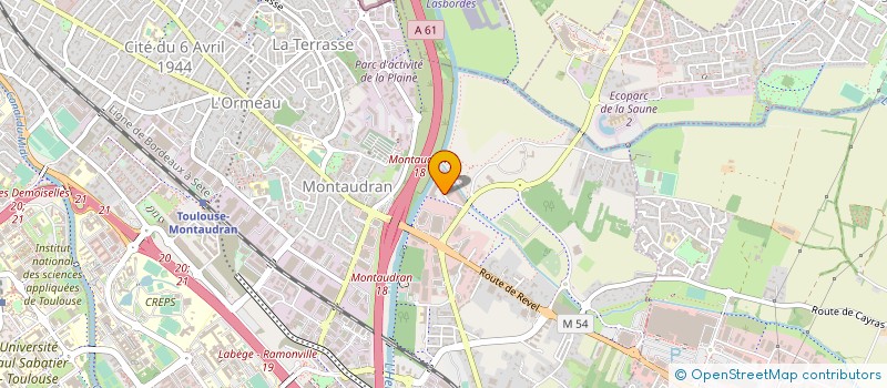 localisation de l'entreprise LAP à TOULOUSE