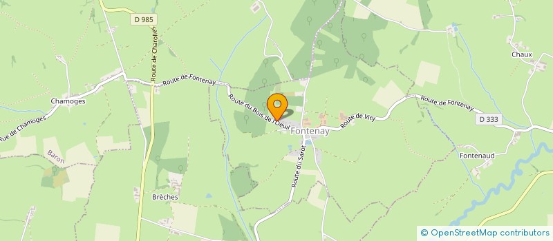 localisation de l'entreprise LAP RACING TERRE  FONTENAY