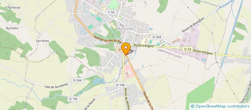 localisation de l'entreprise LAPA MATH  MORESTEL