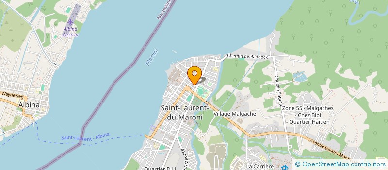 localisation de l'entreprise LAPACHU à SAINT-LAURENT-DU-MARONI