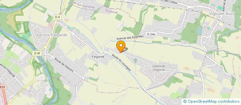 localisation de l'entreprise LAPADI  LACROIX-FALGARDE