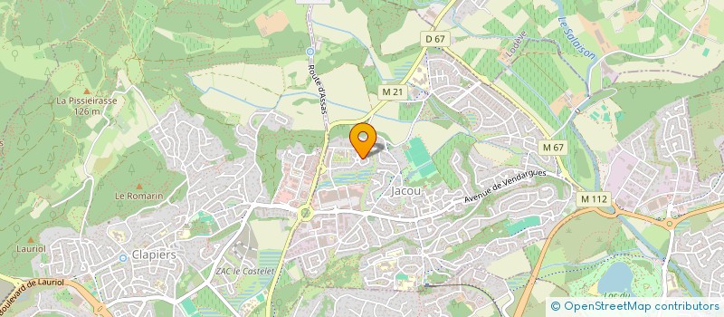 localisation de l'entreprise LAPAJ  JACOU