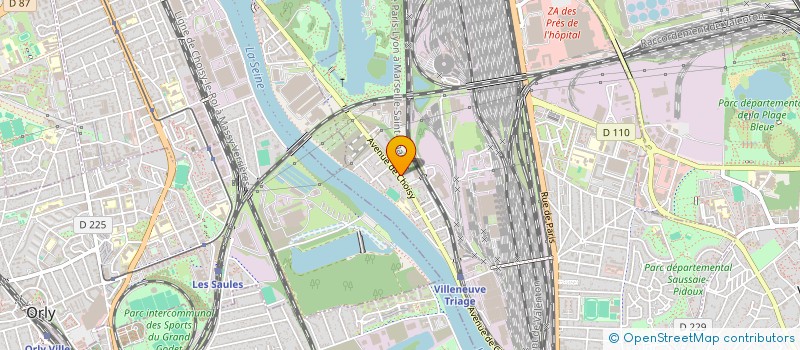 localisation de l'entreprise LAPALETTE TRANSPORT à VILLENEUVE-SAINT-GEORGES