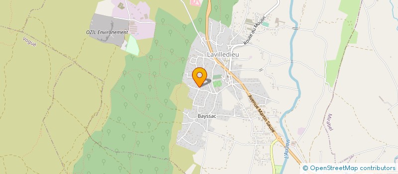 localisation de l'entreprise LAPALOMA  LAVILLEDIEU