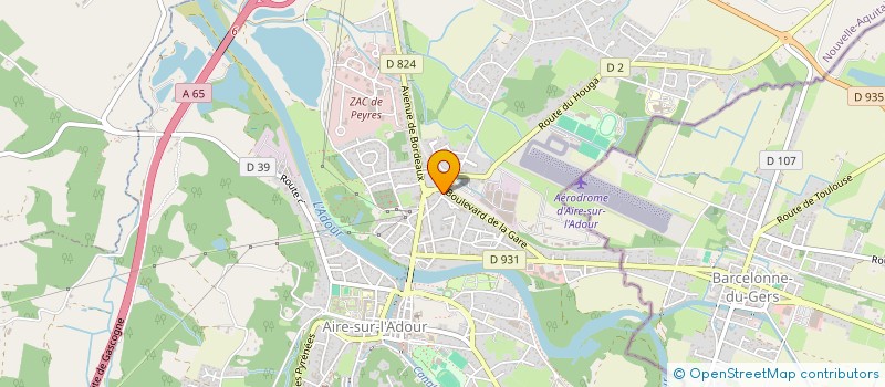 localisation de l'entreprise LAPALOUCHA  AIRE-SUR-L'ADOUR