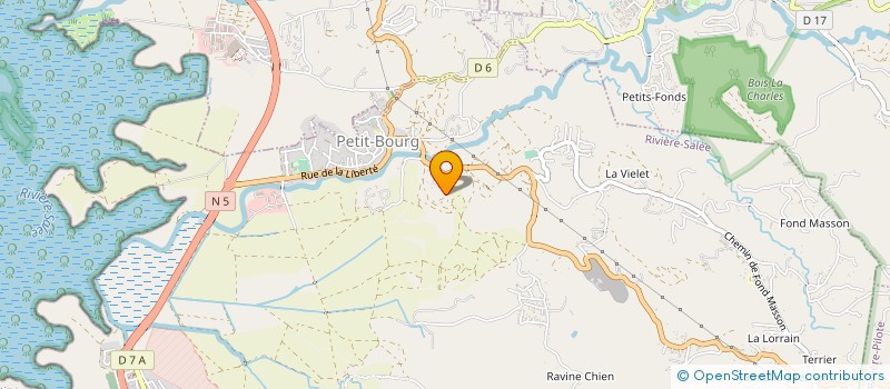 localisation de l'entreprise LAPALUN à RIVIERE-SALEE