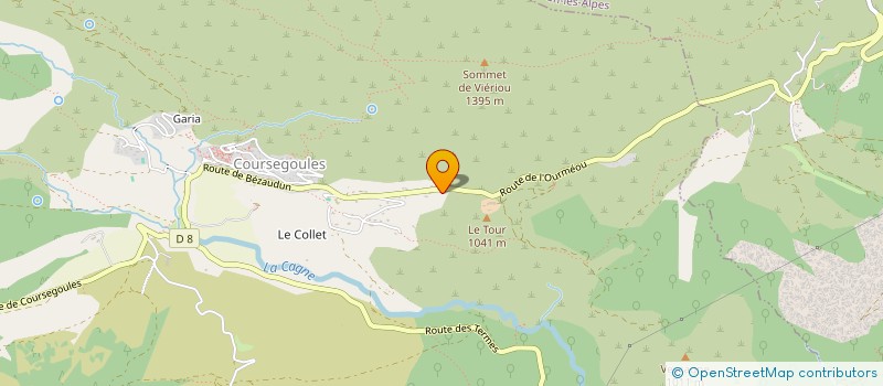 localisation de l'entreprise LAPALUS EXPERTISE  COURSEGOULES