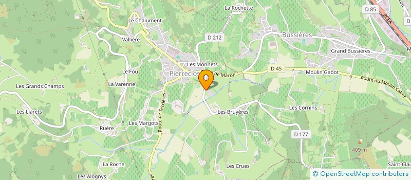 localisation de l'entreprise LAPALUS MAURICE ET FILS à PIERRECLOS