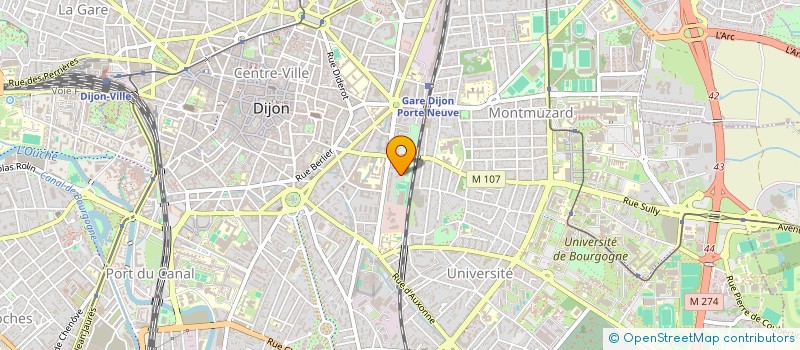 localisation de l'entreprise LAPALUS MR MME à DIJON