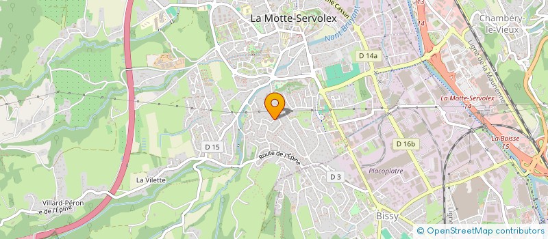 localisation de l'entreprise LAPAMASA  LA MOTTE-SERVOLEX