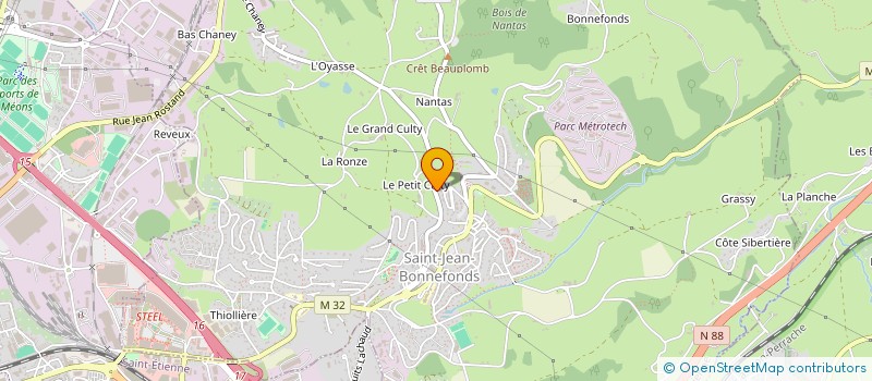 localisation de l'entreprise LAPAMPA  SAINT-JEAN-BONNEFONDS