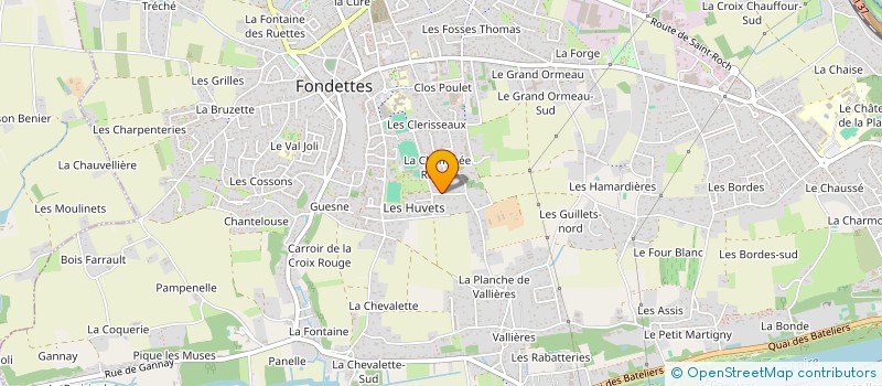 localisation de l'entreprise LAPAPE à FONDETTES