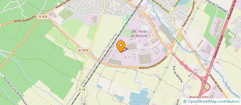 localisation de l'entreprise LAPARA  BEAUNE