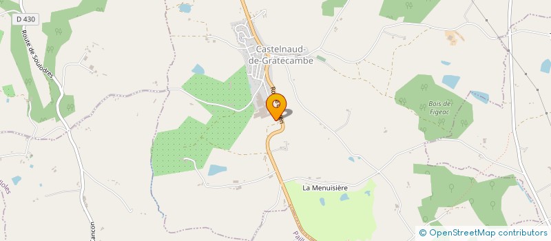 localisation de l'entreprise LAPARRE & FILS  CASTELNAUD-DE-GRATECAMBE