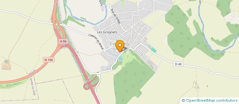 localisation de l'entreprise LAPAV IMMO  EVRY-GREGY-SUR-YERRE