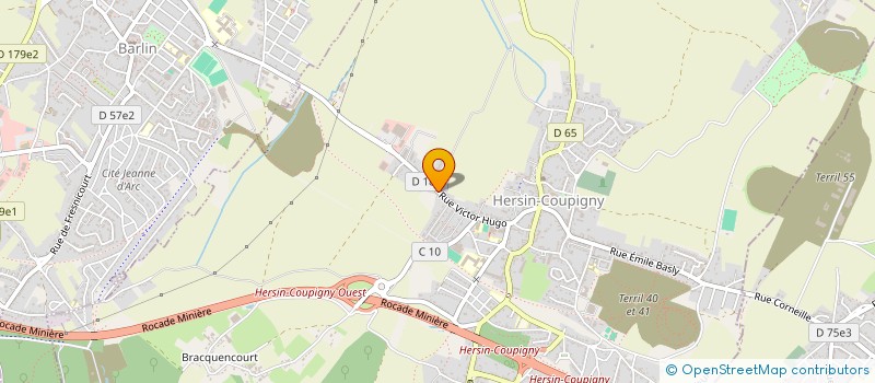 localisation de l'entreprise LAPDESC  HERSIN-COUPIGNY