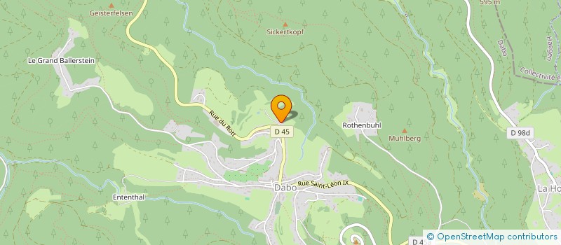 localisation de l'entreprise LAPEAUNEUVE  DABO