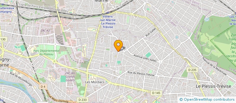 localisation de l'entreprise LAPEDO 37  CHAMPIGNY-SUR-MARNE