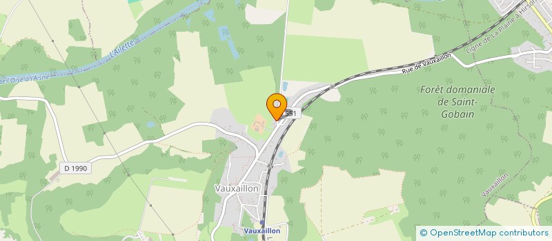 localisation de l'entreprise LAPEINZA  VAUXAILLON