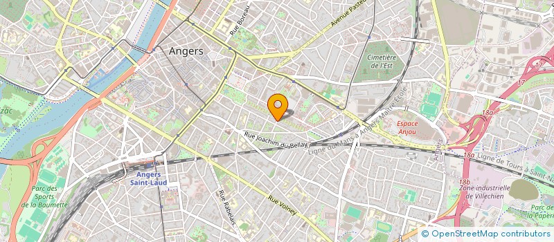 localisation de l'entreprise LAPENIA à ANGERS