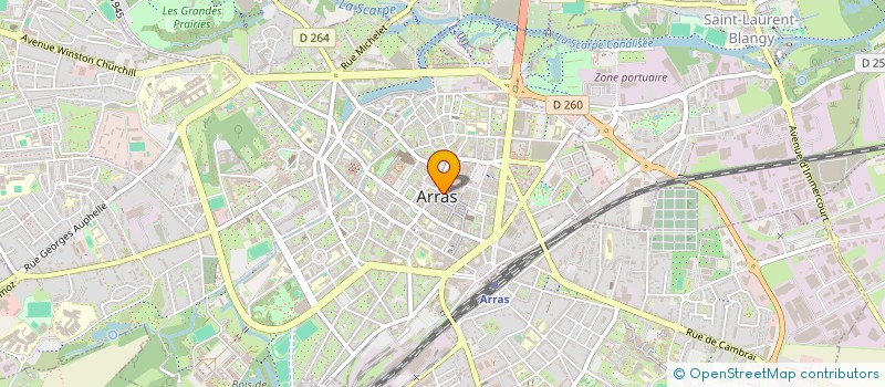 localisation de l'entreprise LAPER à ARRAS