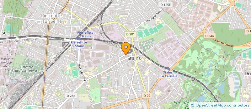 localisation de l'entreprise LAPERA à STAINS