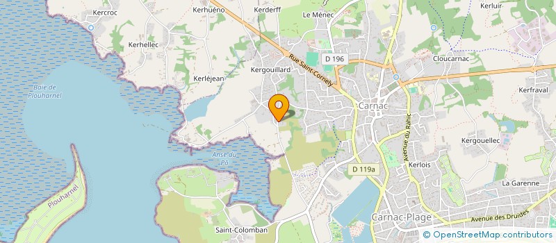 localisation de l'entreprise LAPERCHE SABINE PHILIPPE  CARNAC