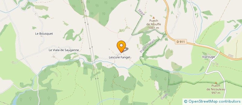 localisation de l'entreprise LAPEROUSE 12  PRADES-SALARS