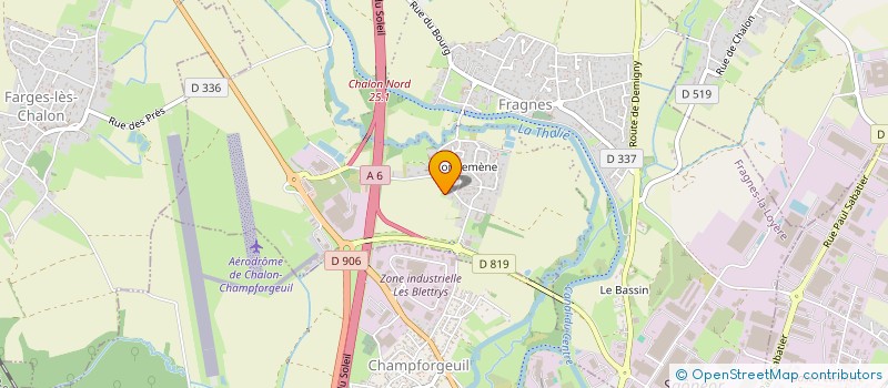 localisation de l'entreprise LAPEROUSE 71 à SASSENAY