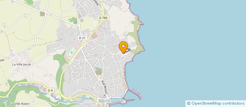 localisation de l'entreprise LAPEROUSE  BINIC-ETABLES-SUR-MER