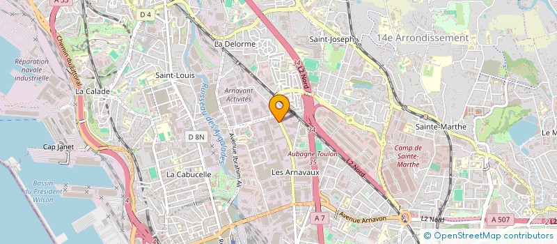 localisation de l'entreprise LAPETY  MARSEILLE