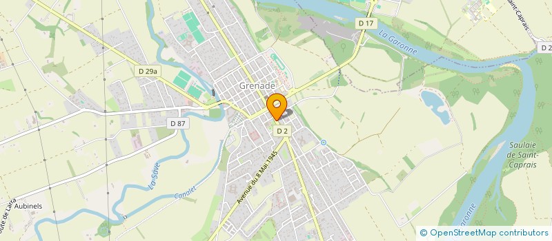 localisation de l'entreprise LAPEYRE  GRENADE