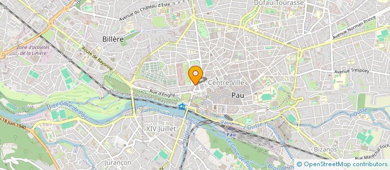 localisation de l'entreprise LAPEYRE AVOCAT à PAU