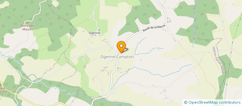 localisation de l'entreprise LAPEYRE FROID-CLIM  OGENNE-CAMPTORT