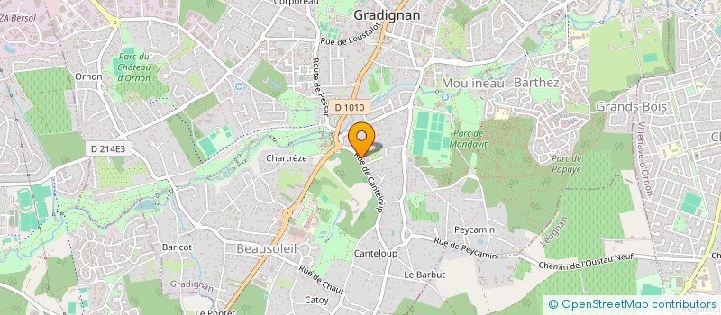 localisation de l'entreprise LAPEYRE RENOV à GRADIGNAN