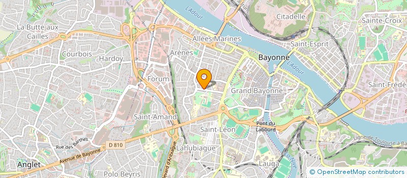 localisation de l'entreprise LAPEYRERE EXPERTISE à BAYONNE