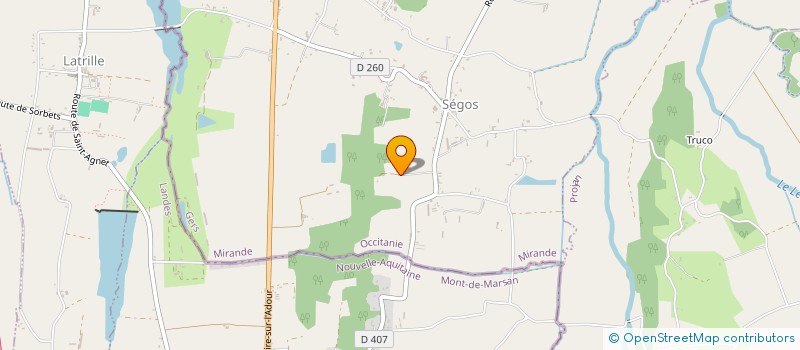 localisation de l'entreprise LAPEYRERE-MONJOUAN  SEGOS