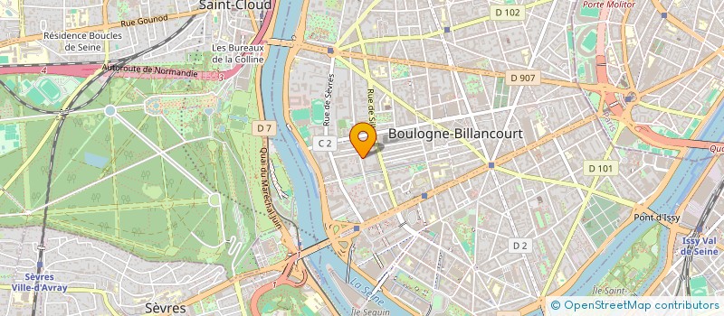 localisation de l'entreprise LAPFIN CONSEIL ET COMMUNICATION  BOULOGNE-BILLANCOURT