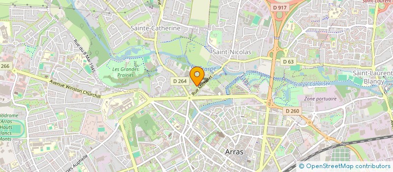 localisation de l'entreprise LAPFLAJ à ARRAS