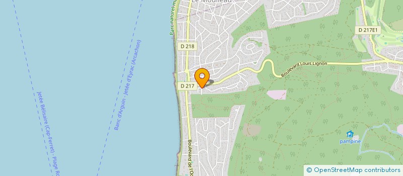 localisation de l'entreprise LAPI BUYCO 3 à LA TESTE-DE-BUCH