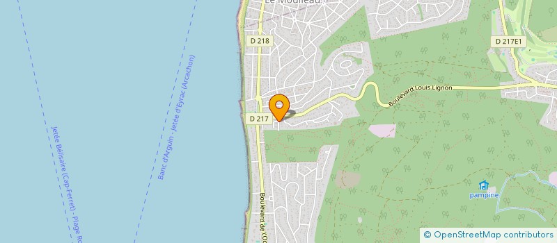 localisation de l'entreprise LAPI GROUPE  LA TESTE-DE-BUCH